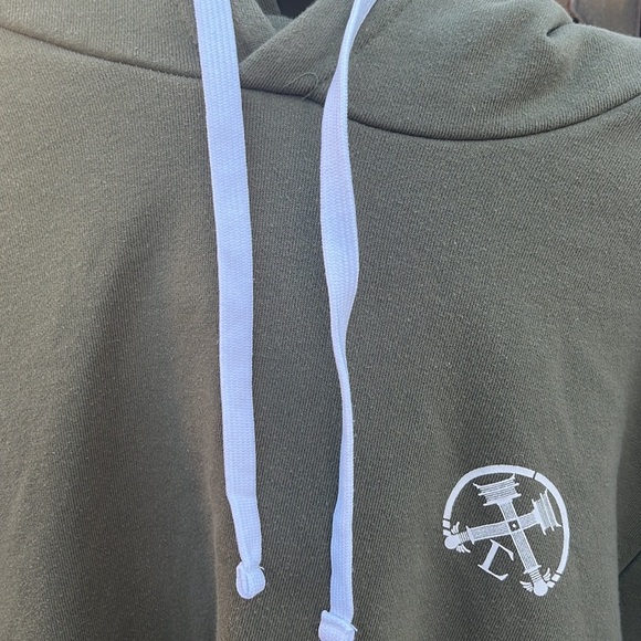 Civil Regime Extended Zip Reverse Scallop Brawler Hoodie. - Picture 7 of 13